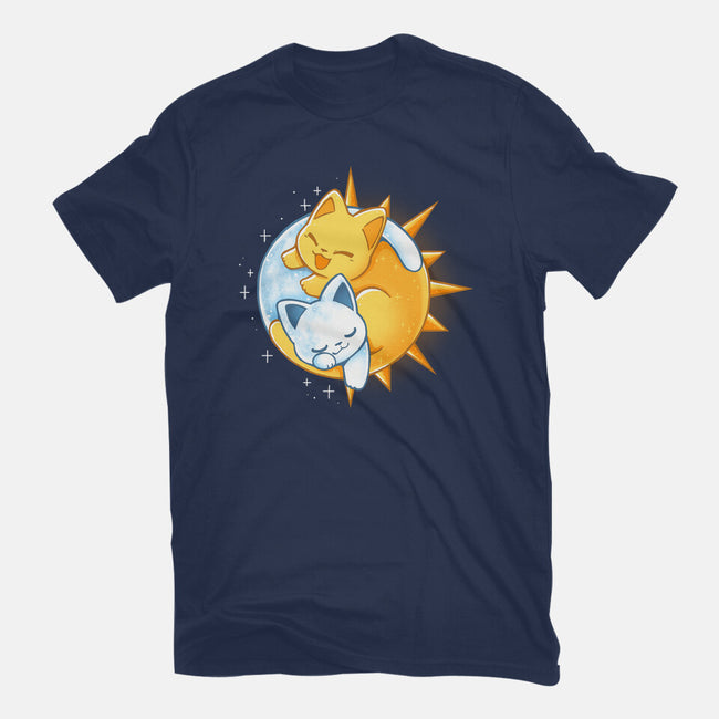 Sun Moon Kitten-Mens-Basic-Tee-Vallina84