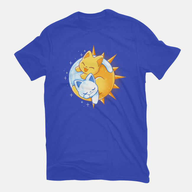 Sun Moon Kitten-Mens-Basic-Tee-Vallina84