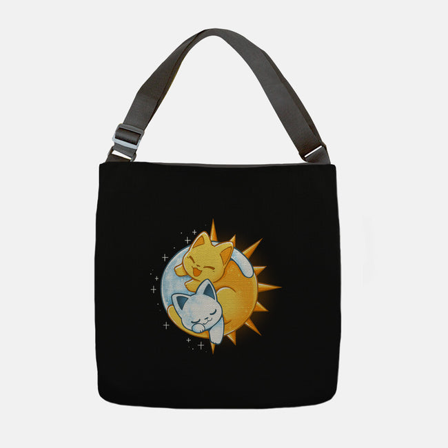 Sun Moon Kitten-None-Adjustable Tote-Bag-Vallina84