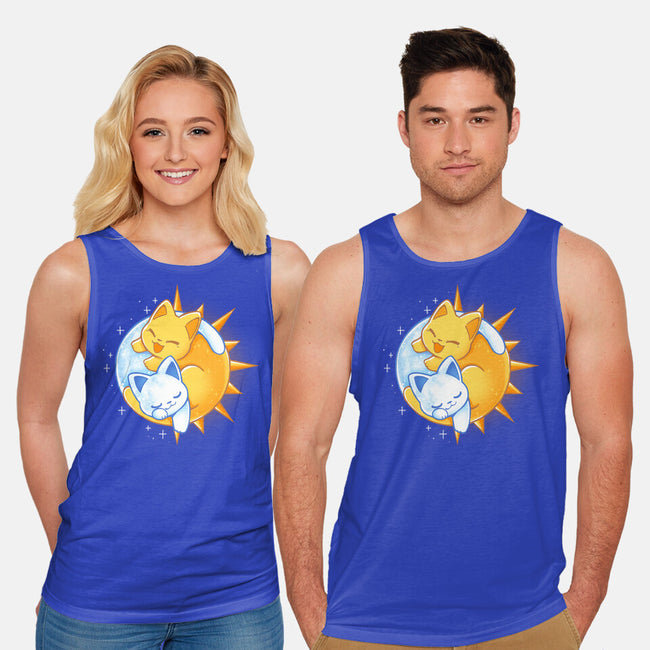 Sun Moon Kitten-Unisex-Basic-Tank-Vallina84