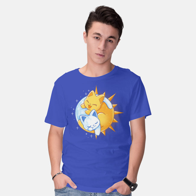 Sun Moon Kitten-Mens-Basic-Tee-Vallina84
