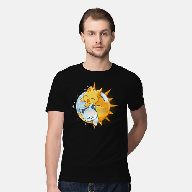 Sun Moon Kitten-Mens-Premium-Tee-Vallina84