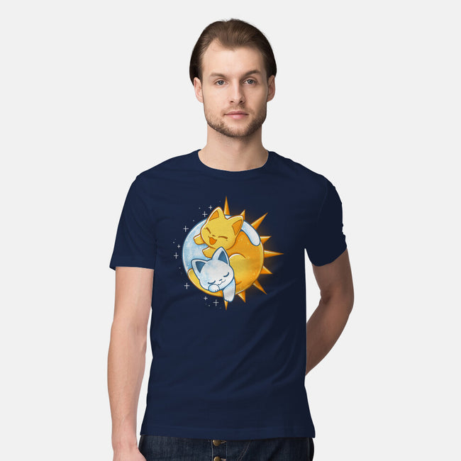 Sun Moon Kitten-Mens-Premium-Tee-Vallina84