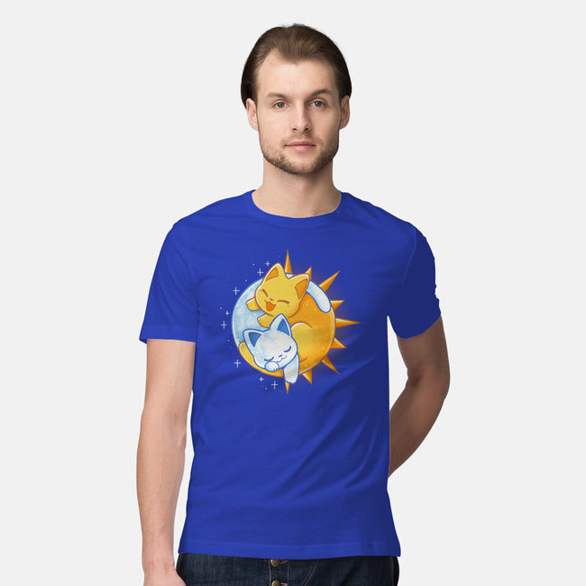 Sun Moon Kitten-Mens-Premium-Tee-Vallina84