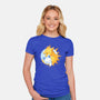 Sun Moon Kitten-Womens-Fitted-Tee-Vallina84