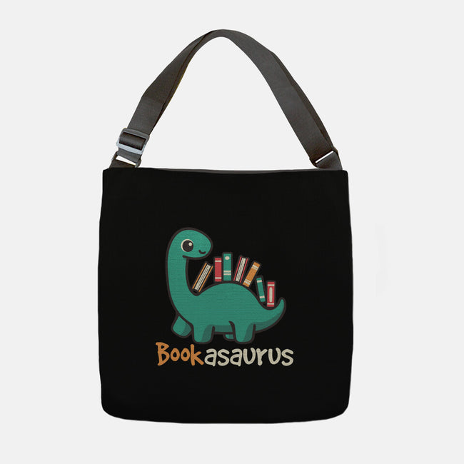 Bookasaurus-None-Adjustable Tote-Bag-NemiMakeit