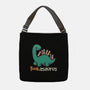 Bookasaurus-None-Adjustable Tote-Bag-NemiMakeit
