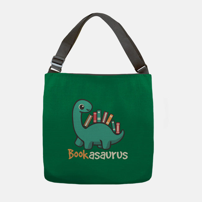 Bookasaurus-None-Adjustable Tote-Bag-NemiMakeit