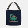 Bookasaurus-None-Adjustable Tote-Bag-NemiMakeit