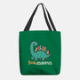 Bookasaurus-None-Basic Tote-Bag-NemiMakeit