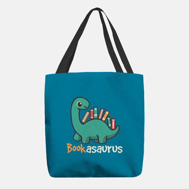 Bookasaurus-None-Basic Tote-Bag-NemiMakeit