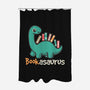 Bookasaurus-None-Polyester-Shower Curtain-NemiMakeit