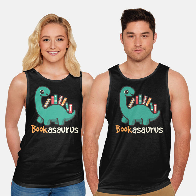 Bookasaurus-Unisex-Basic-Tank-NemiMakeit