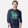 Bookasaurus-Mens-Long Sleeved-Tee-NemiMakeit