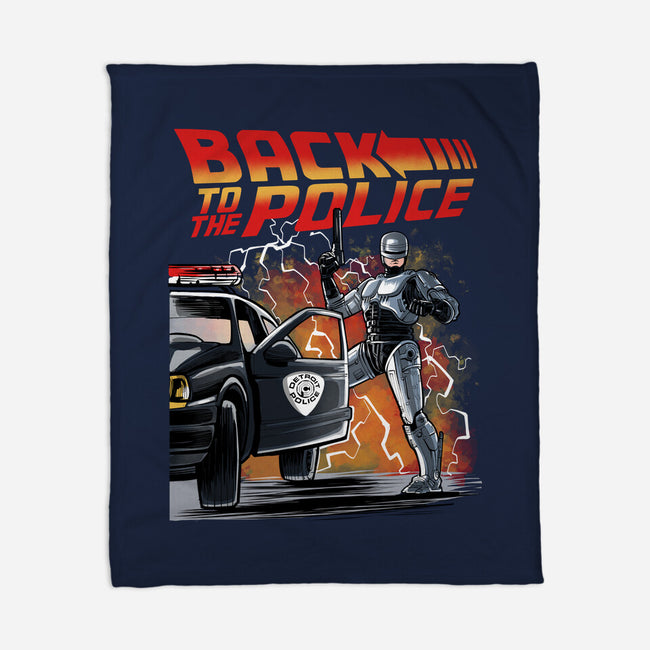 Back To The Police-None-Fleece-Blanket-zascanauta