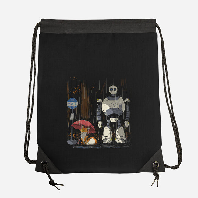 My Neighbor Robot-None-Drawstring-Bag-Betmac