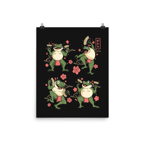 Dance Of The Toads Ukiyo-e