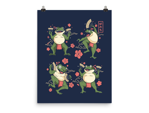 Dance Of The Toads Ukiyo-e