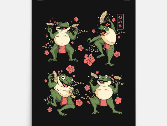 Dance Of The Toads Ukiyo-e