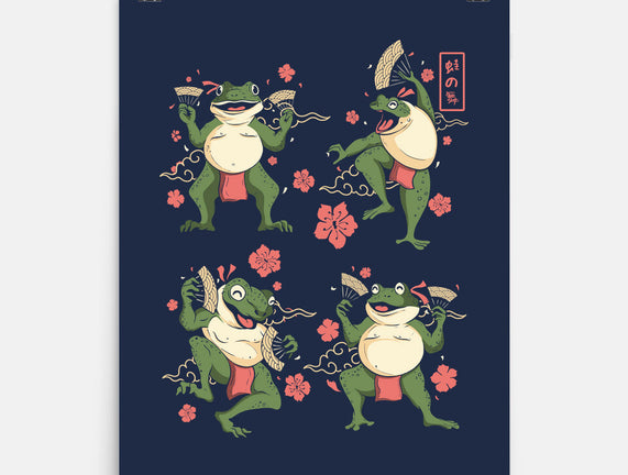 Dance Of The Toads Ukiyo-e