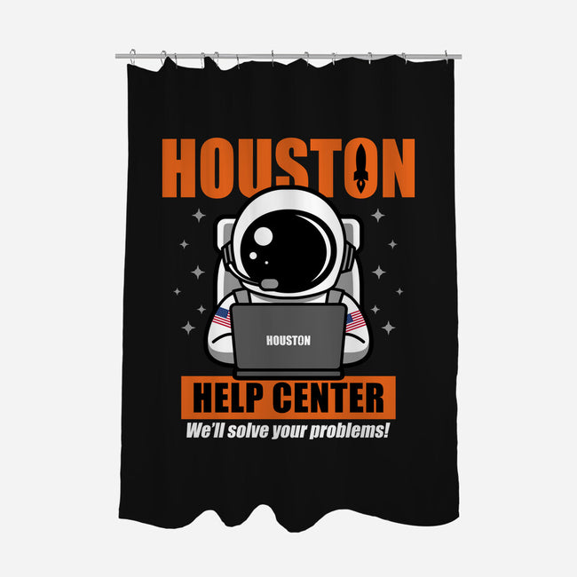 Houston Help Center-None-Polyester-Shower Curtain-Boggs Nicolas