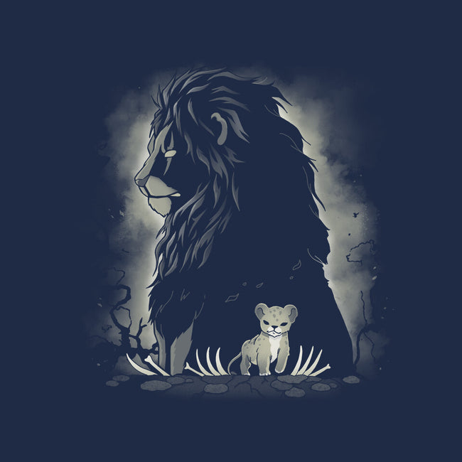 Darkness Lion-Womens-Fitted-Tee-Vallina84