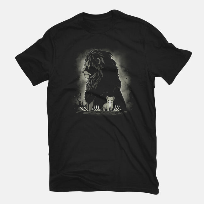 Darkness Lion-Unisex-Basic-Tee-Vallina84