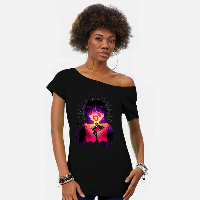 In The Name Of Mars-Womens-Off Shoulder-Tee-hypertwenty