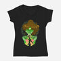 In The Name Of Jupiter-Womens-V-Neck-Tee-hypertwenty