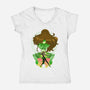 In The Name Of Jupiter-Womens-V-Neck-Tee-hypertwenty