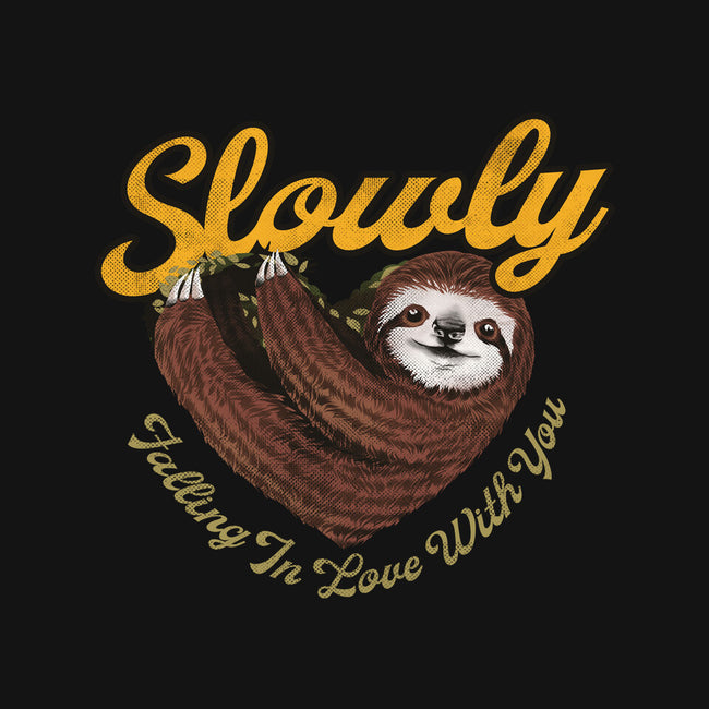 Slowly In Love Sloth-None-Drawstring-Bag-dandingeroz