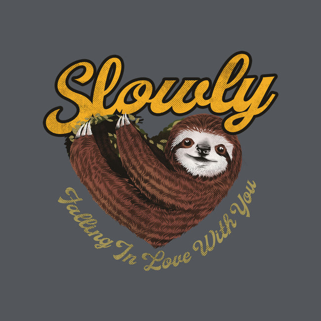 Slowly In Love Sloth-Womens-Basic-Tee-dandingeroz