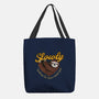 Slowly In Love Sloth-None-Basic Tote-Bag-dandingeroz