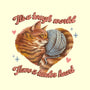 Tender Heart Cat-None-Drawstring-Bag-dandingeroz