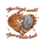 Tender Heart Cat-None-Adjustable Tote-Bag-dandingeroz