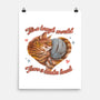 Tender Heart Cat-None-Matte-Poster-dandingeroz