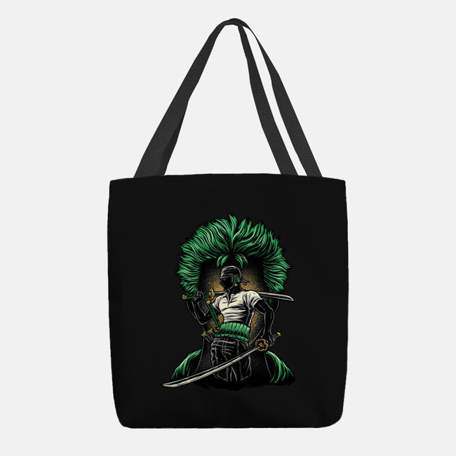 Pirate Hunter Fury-None-Basic Tote-Bag-glitchygorilla