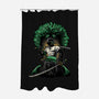 Pirate Hunter Fury-None-Polyester-Shower Curtain-glitchygorilla