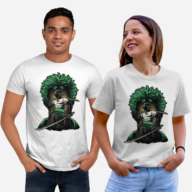 Pirate Hunter Fury-Unisex-Basic-Tee-glitchygorilla