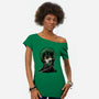 Pirate Hunter Fury-Womens-Off Shoulder-Tee-glitchygorilla