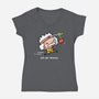 Lets Get Physical-Womens-V-Neck-Tee-Wenceslao A Romero