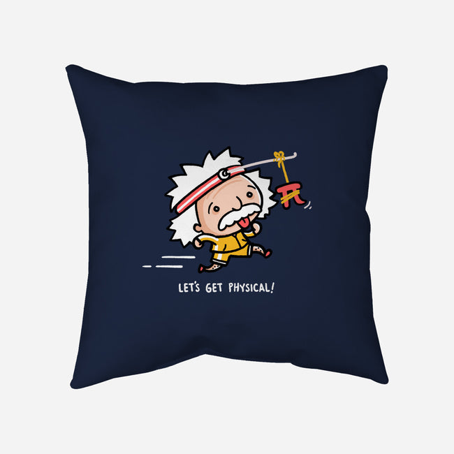 Lets Get Physical-None-Removable Cover w Insert-Throw Pillow-Wenceslao A Romero