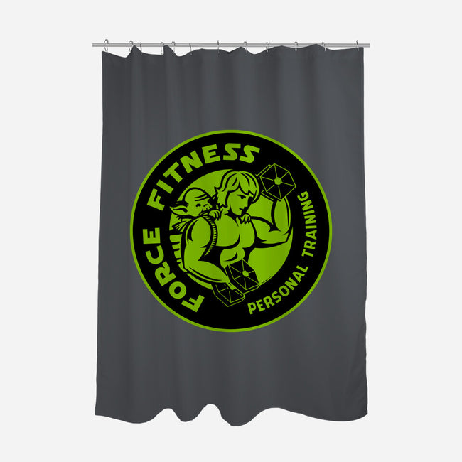 Force Fitness-None-Polyester-Shower Curtain-Wenceslao A Romero