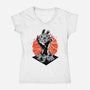 Back From The Dead-Womens-V-Neck-Tee-palmstreet