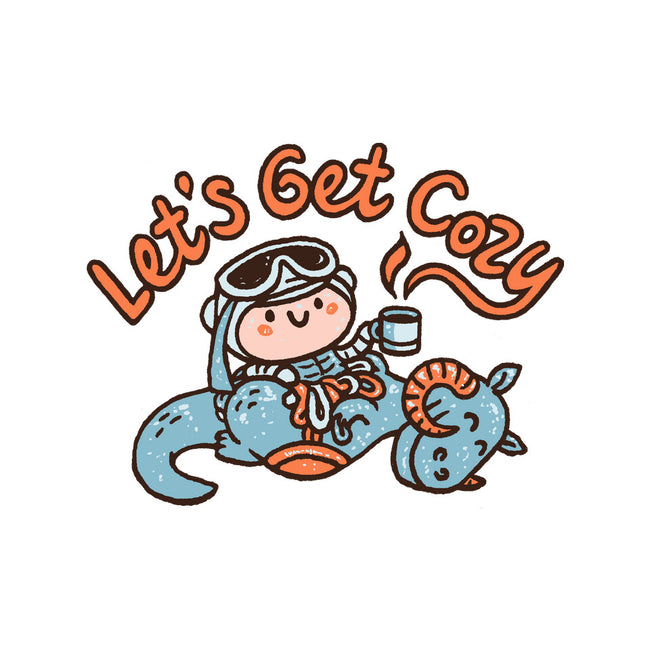 Lets Get Cozy-None-Glossy-Sticker-Wenceslao A Romero