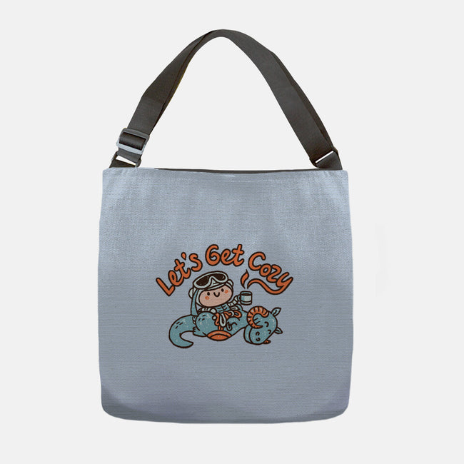 Lets Get Cozy-None-Adjustable Tote-Bag-Wenceslao A Romero