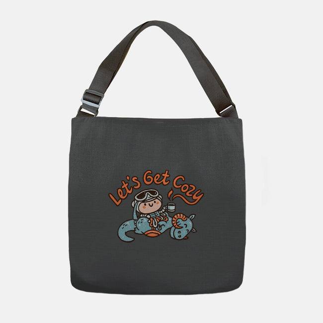 Lets Get Cozy-None-Adjustable Tote-Bag-Wenceslao A Romero