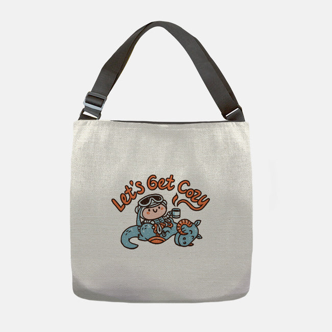 Lets Get Cozy-None-Adjustable Tote-Bag-Wenceslao A Romero