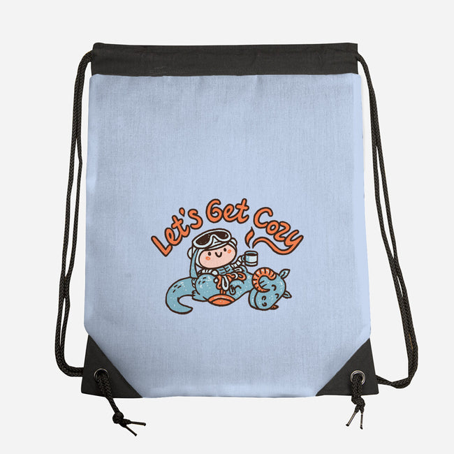 Lets Get Cozy-None-Drawstring-Bag-Wenceslao A Romero