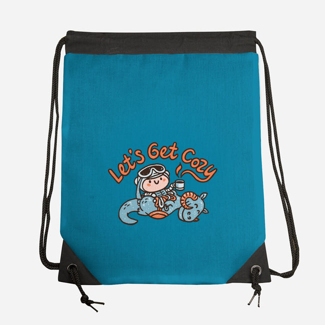 Lets Get Cozy-None-Drawstring-Bag-Wenceslao A Romero